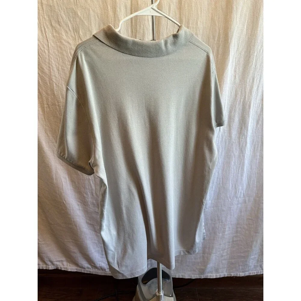 Polo‎ Ralph Lauren Men's Custom Fit Light Gray Polo Shirt, Size XL